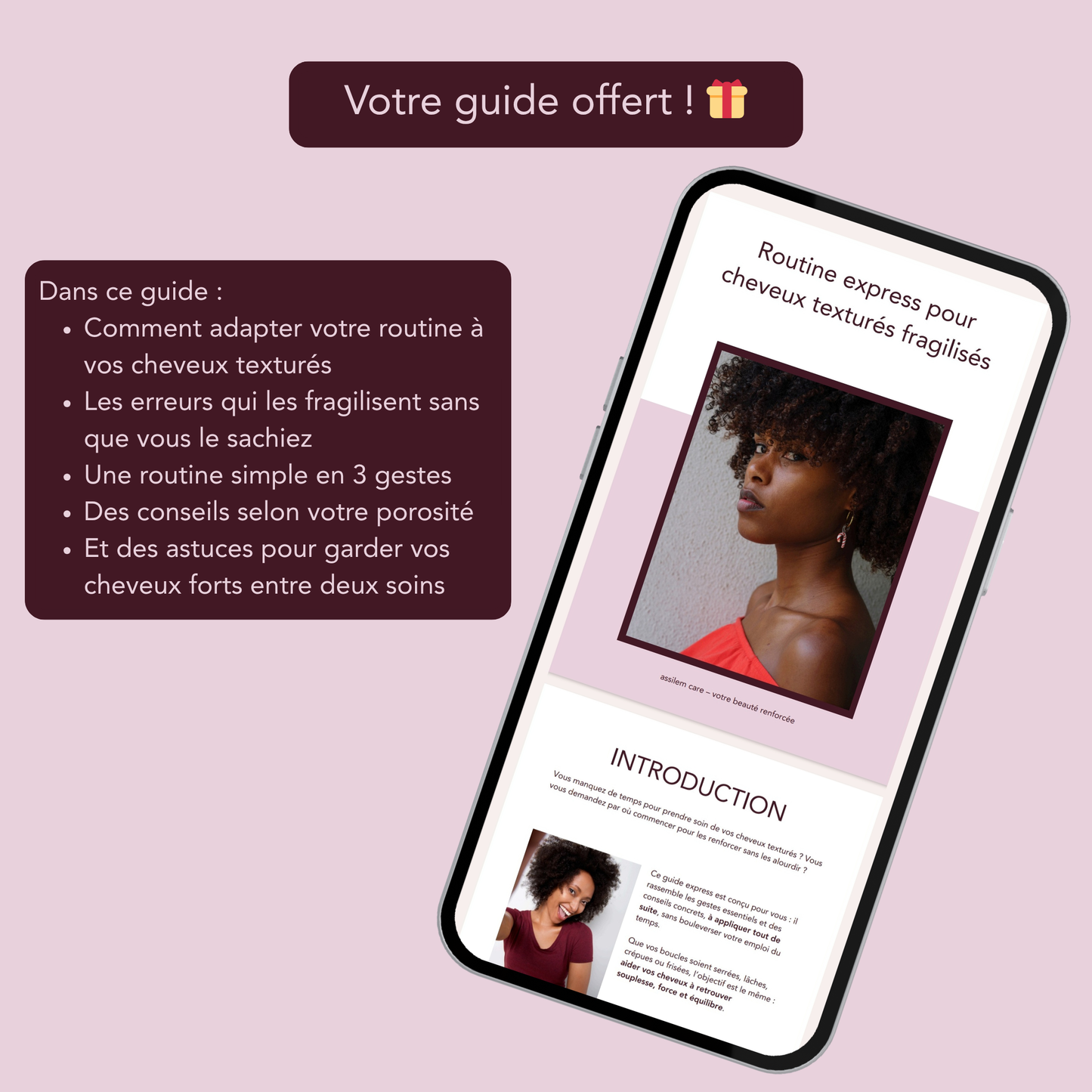 Le soin profond pensé pour les cheveux texturés fatigués - assilem care